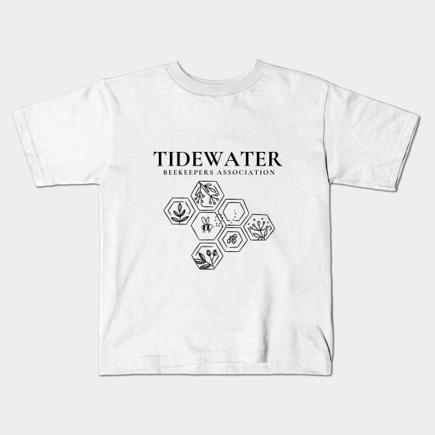 TBA 5 Kids T-Shirt by Tidewater Beekeepers